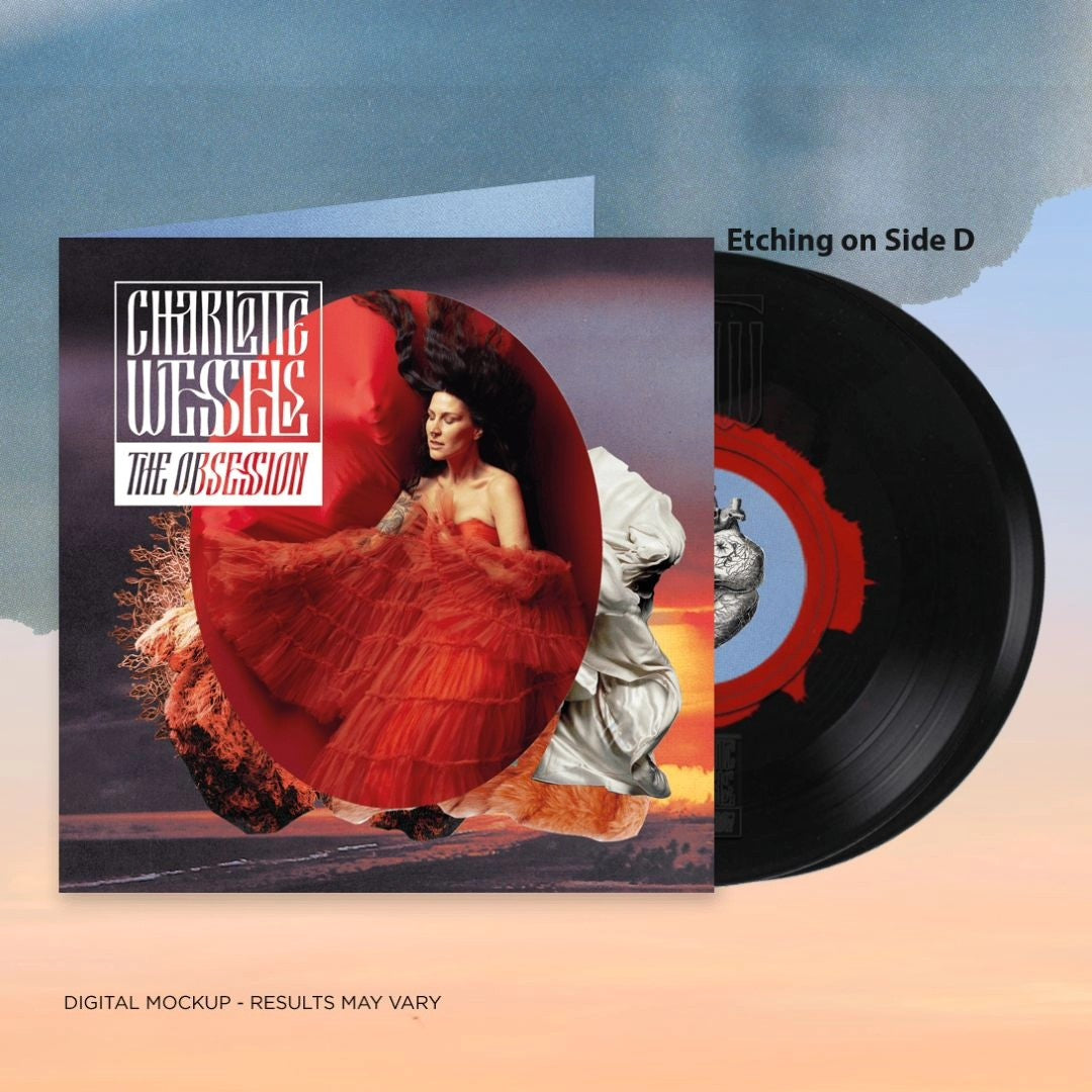 THE OBSESSION - Red black inkspot 2LP (PATREON EXCLUSIVE) - Charlotte Wessels