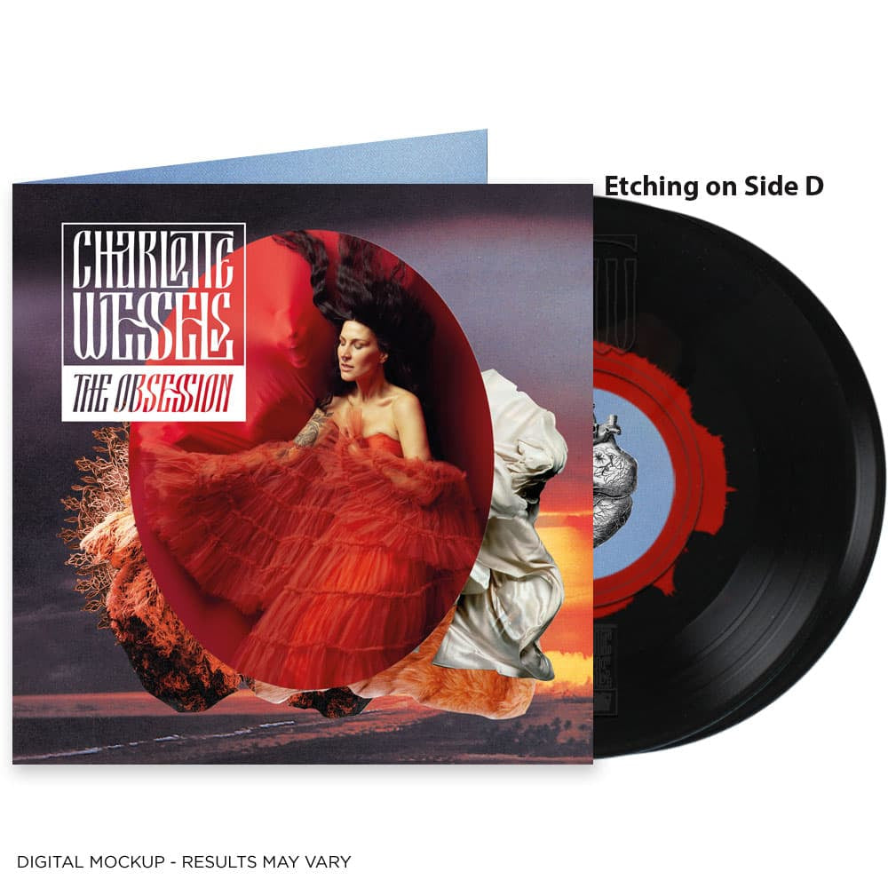 THE OBSESSION - Red black inkspot 2LP (PATREON EXCLUSIVE) - Charlotte Wessels