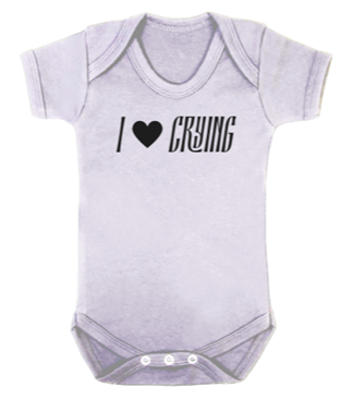 Baby bodysuit - I Love Crying