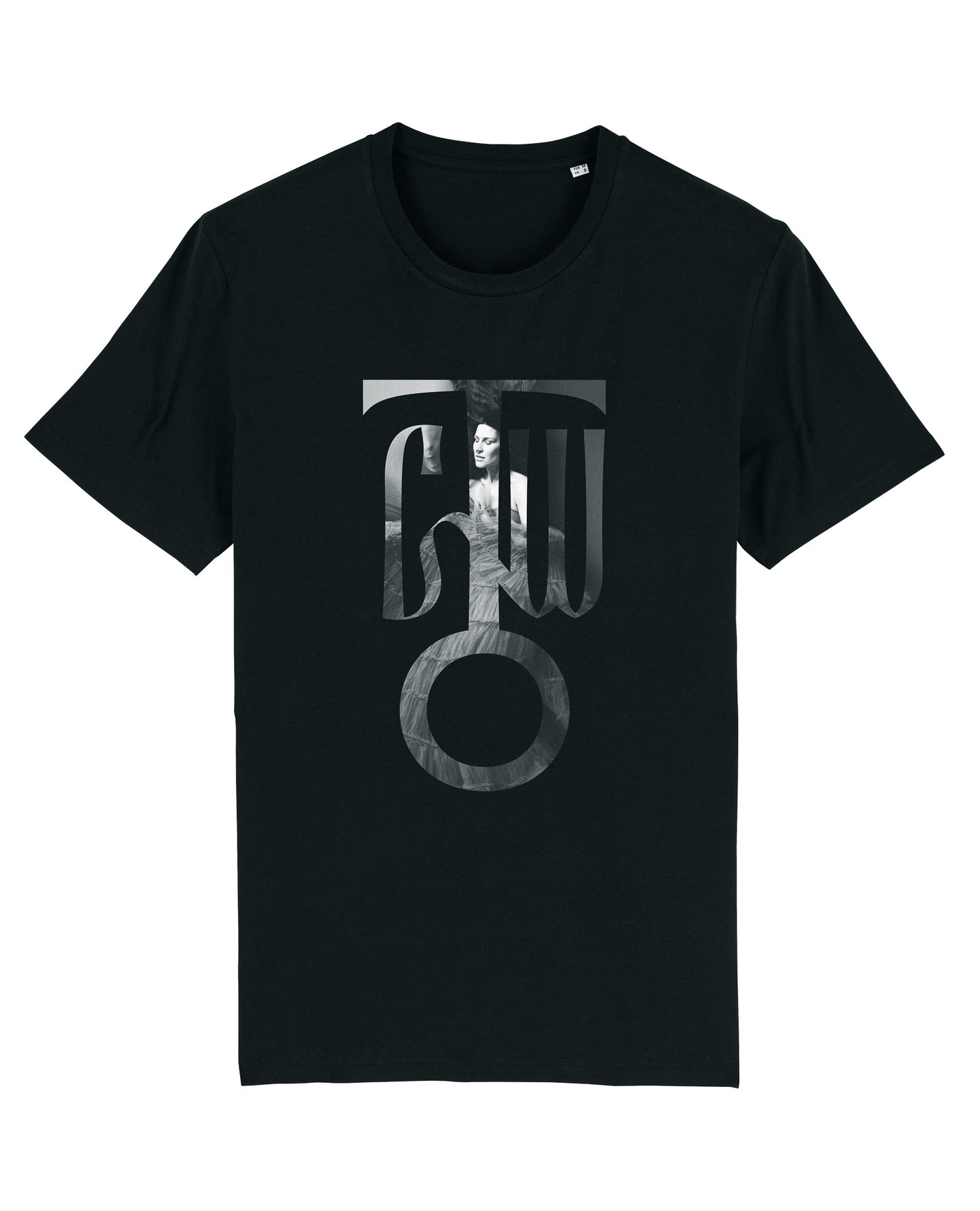 Black and White Logo and Lyric T-shirt - The Obsession